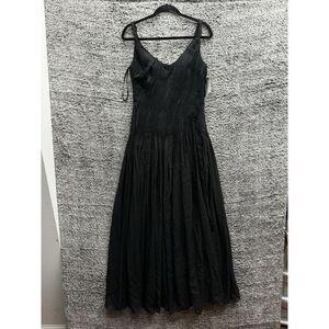 Rene Ruiz Collection Womens‎ Black Hand Draped Evening Gown Size 4 NWT